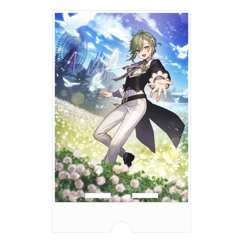 【一周年記念】苗芽なるメインビジュアルスマホスタンド