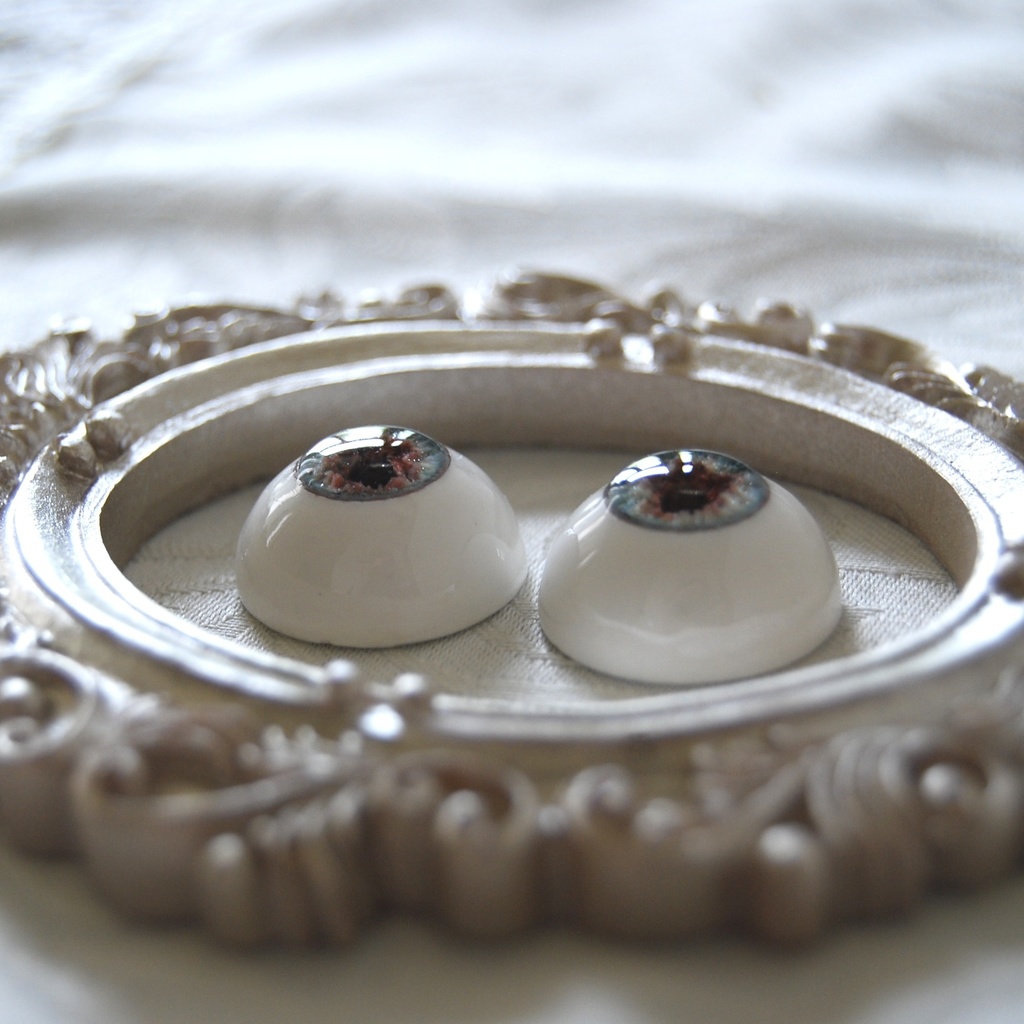 20mm/10mm【グリーン系】ドールアイ