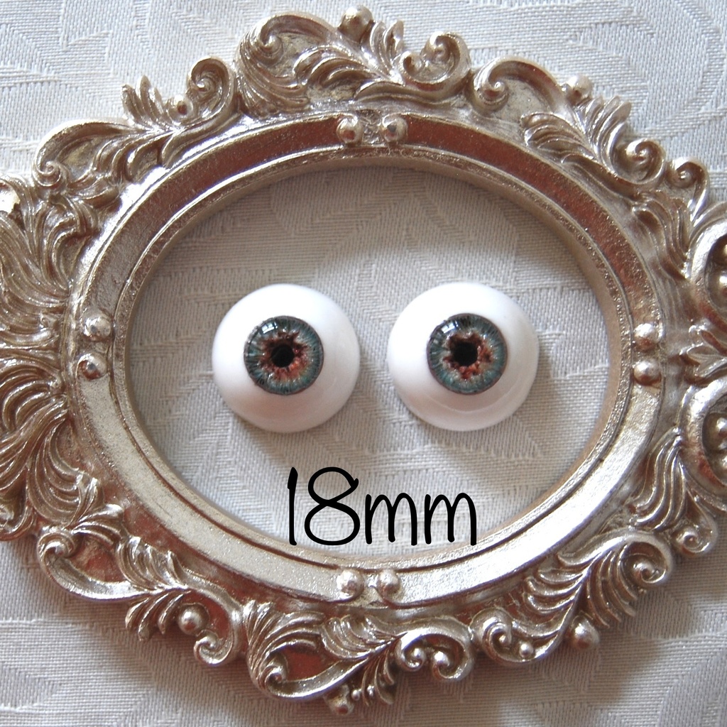 18mm/9mm【グリーン系】ドールアイ