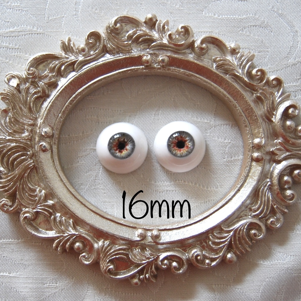 16mm/8mm【グレー系】ドールアイ