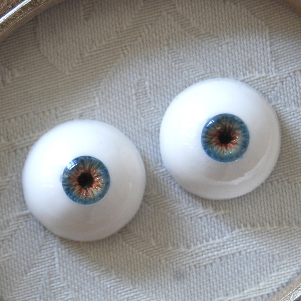 16mm/6mm【ブルー系】ドールアイ