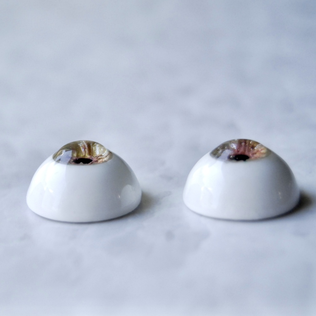 18mm/9mm【ヘーゼル】ドールアイ レジンアイ