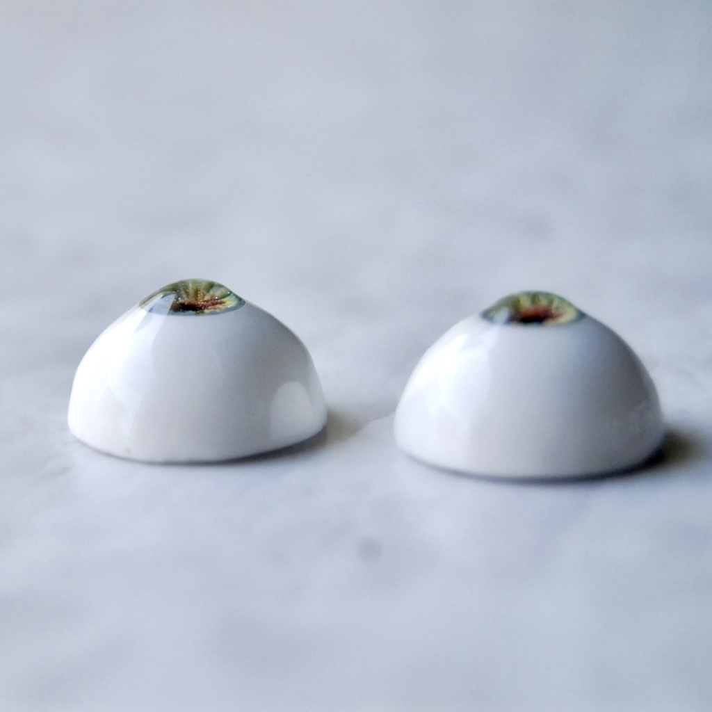 16mm/6mm虹彩小【ブルー】ドールアイ レジンアイ