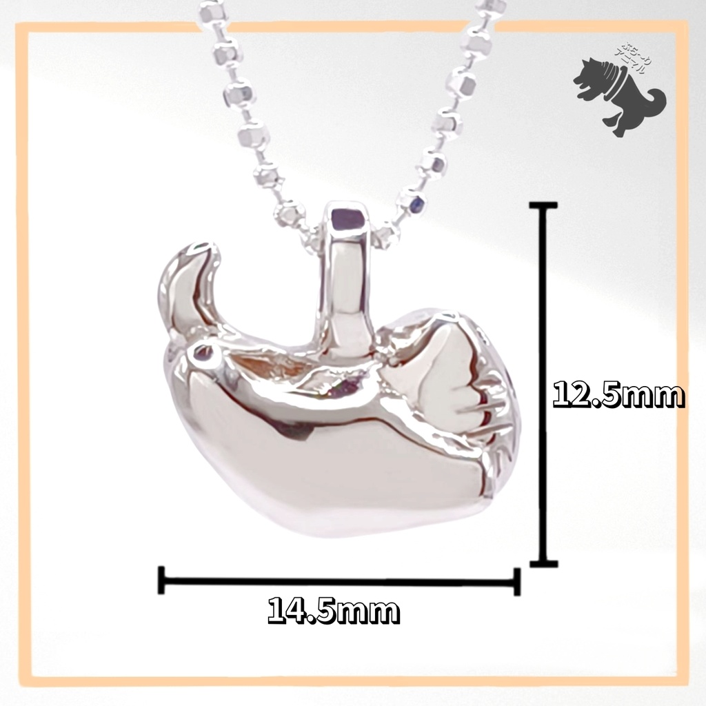 反りネコ シルバーネックレス ねこ ネコ 猫 キャット にゃんこ 動物 小動物 アニマル ペット シルバーアクセサリー シルバー925 メンズ レディース ユニセックス プレゼント 可愛い シンプル