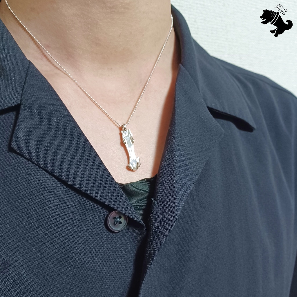 のび~るネコ シルバーネックレス ねこ ネコ 猫 キャット 動物 小動物 アニマル ペット シルバーアクセサリー シルバー925 メンズ レディース ユニセックス プレゼント 可愛い シンプル 箱入り