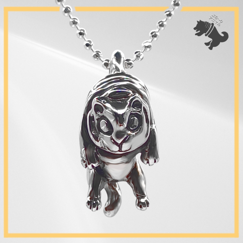 首肉もりもりネコ シルバーネックレス 猫 ネコ ねこ 動物 アニマル ペット シルバーアクセサリー シルバー925 メンズ レディース ユニセックス プレゼント 可愛い シンプル