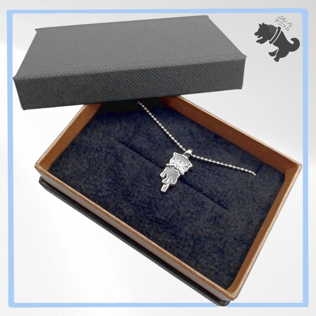 とろけるラッコ アイス シルバーネックレス ラッコ 動物 小動物 海 猟虎 アニマル ペット シルバーアクセサリー シルバー925 メンズ レディース ユニセックス プレゼント 可愛い シンプル 箱