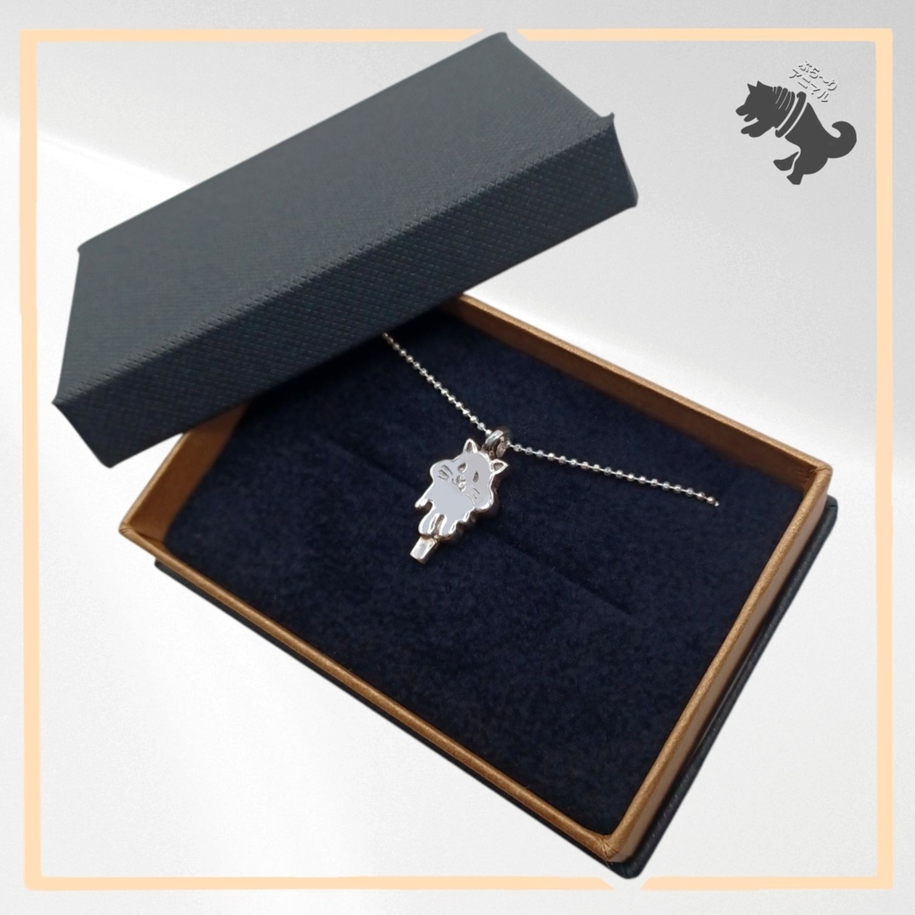 とろけるハムスターアイス シルバーネックレス ハムスター キンクマ ネズミ 動物 小動物  アニマル ペット シルバーアクセサリー シルバー925 メンズ レディース ユニセックス プレゼント 可愛い