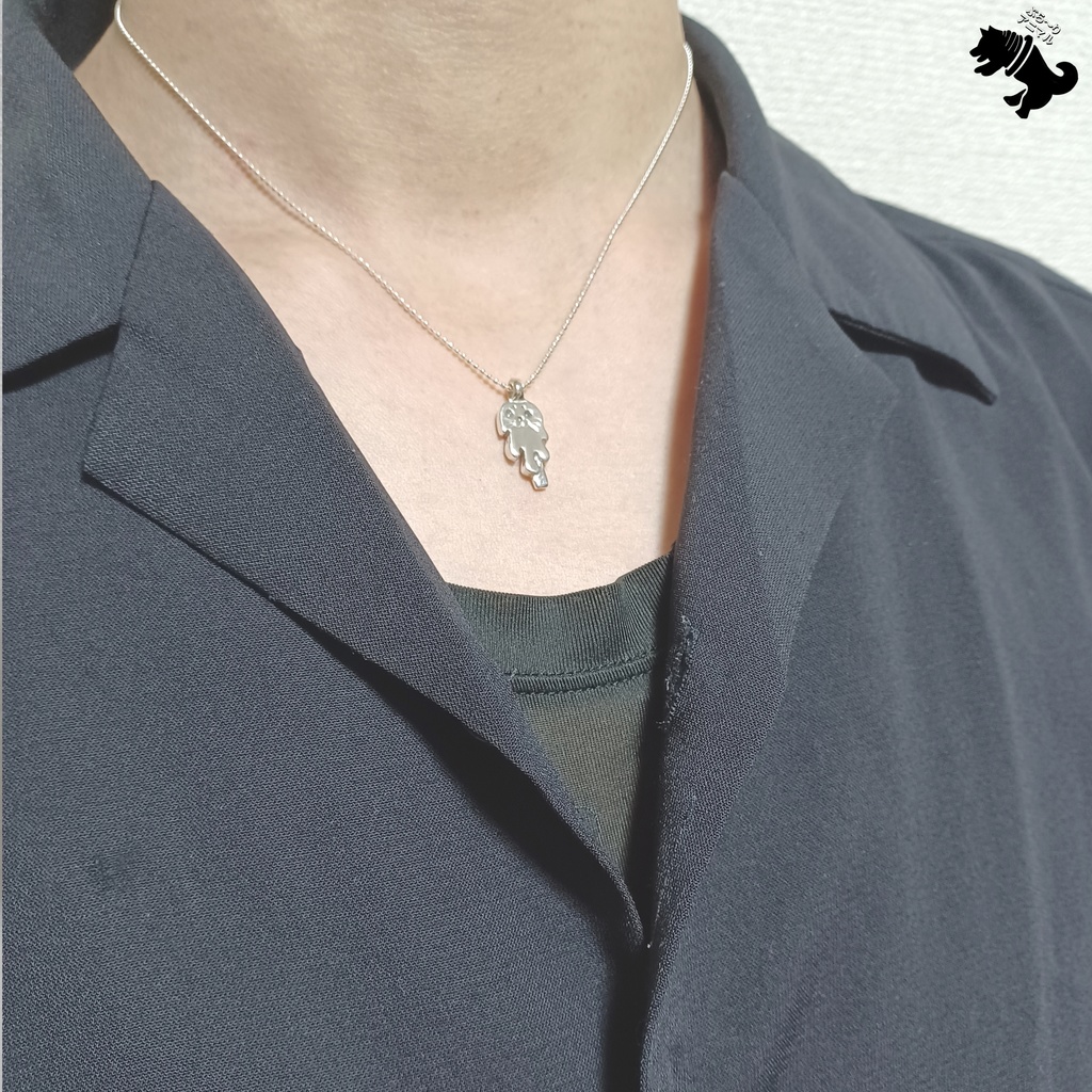 とろけるアザラシ アイス シルバーネックレス あざらし アザラシ 動物 海 アニマル ペット シルバーアクセサリー シルバー925 メンズ レディース ユニセックス プレゼント 可愛い シンプル 箱