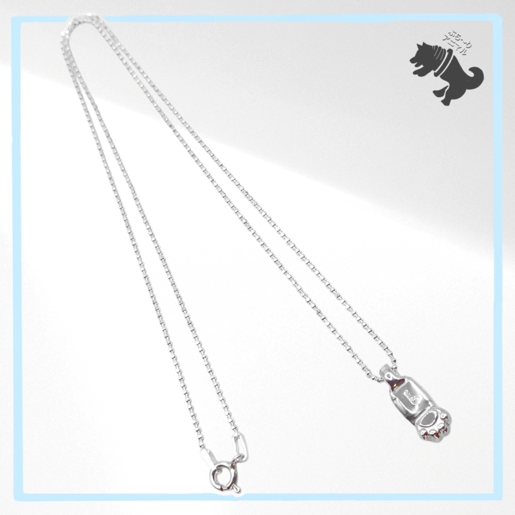 猫の手 肉球 シルバーネックレス ねこ ネコ 猫 キャット 動物 小動物 アニマル ペット シルバーアクセサリー シルバー925 メンズ レディース ユニセックス プレゼント 可愛い シンプ 箱あり