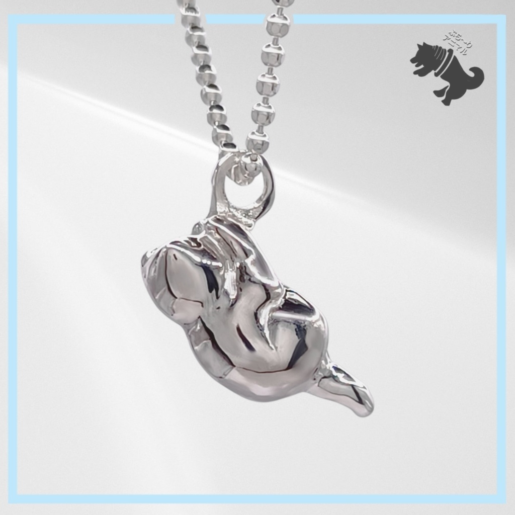 ごめんネコ シルバーネックレス ねこ ネコ 猫 キャット にゃんこ 動物 小動物 アニマル ペット シルバーアクセサリー シルバー925 メンズ レディース ユニセックス プレゼント 可愛い シンプル