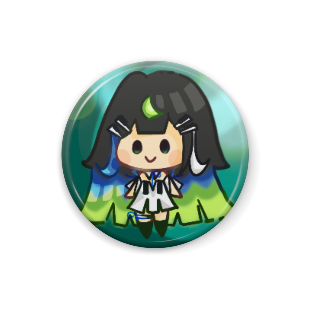 にあふぁん!バッジ【緑】