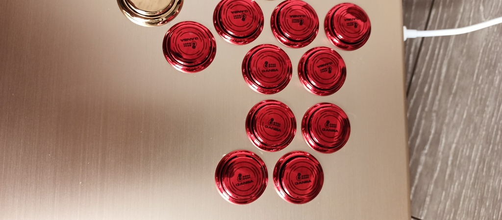 自作レバーレスコントローラー アルミ製 アケコン