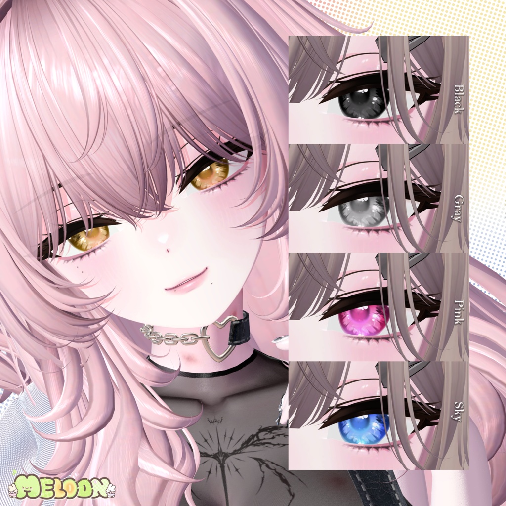 【11アバター対応】 Love me, Kiss me💓 Eye Texture