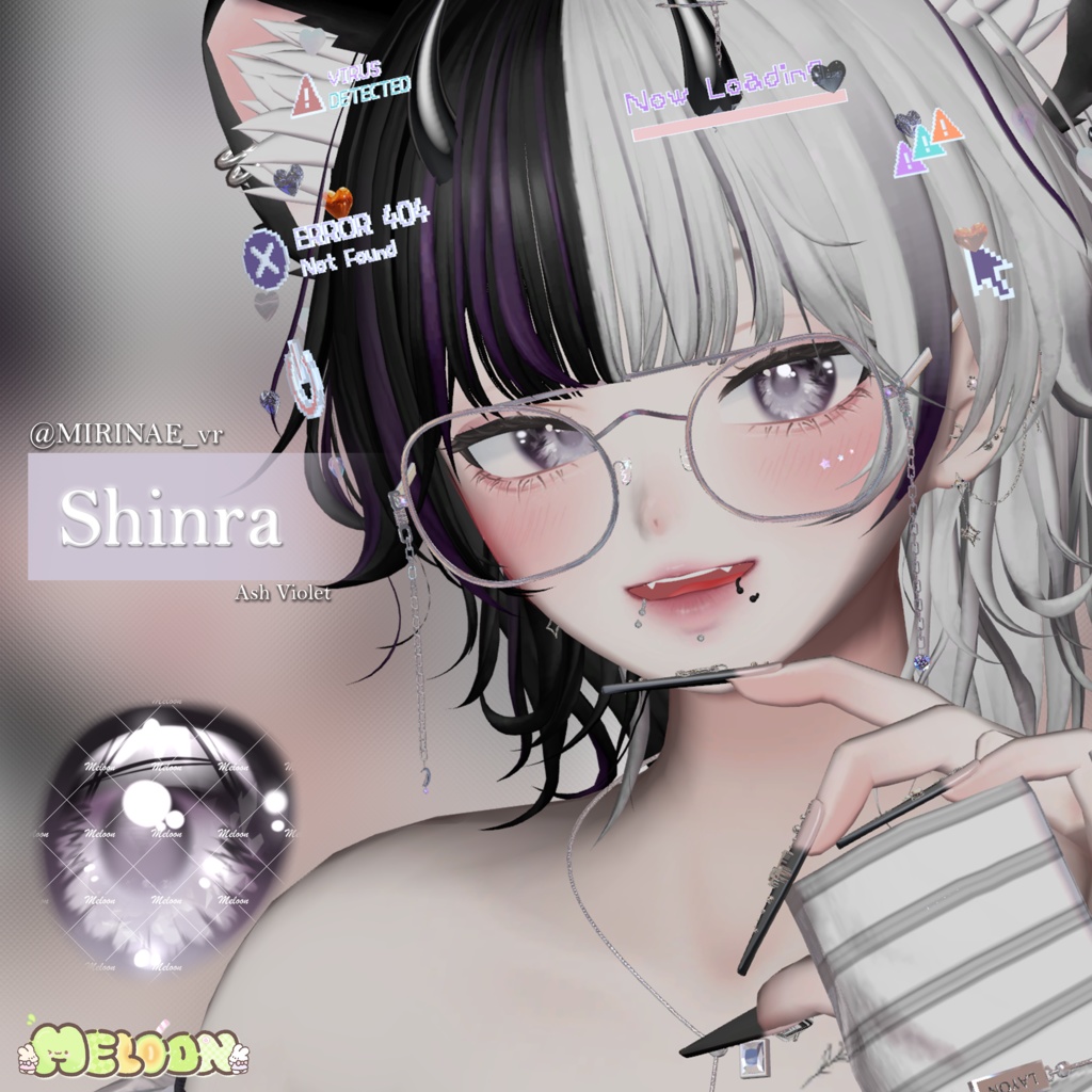 【11アバター対応】 Love me, Kiss me💓 Eye Texture