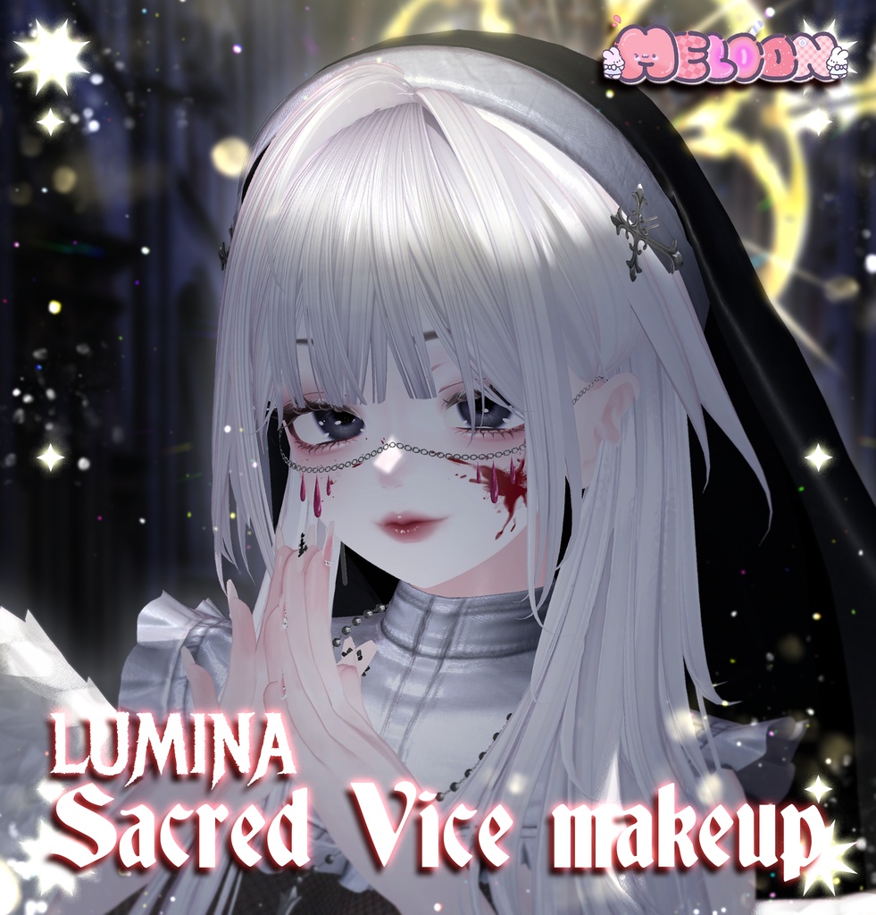 【ルミナ - LUMINA】 ✝️Sacred Vice🛐Make up + Eye texture + Poiyomi setting