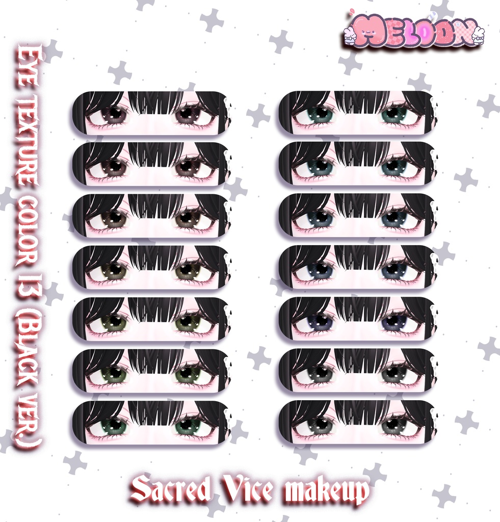 【ルミナ - LUMINA】 ✝️Sacred Vice🛐Make up + Eye texture + Poiyomi setting
