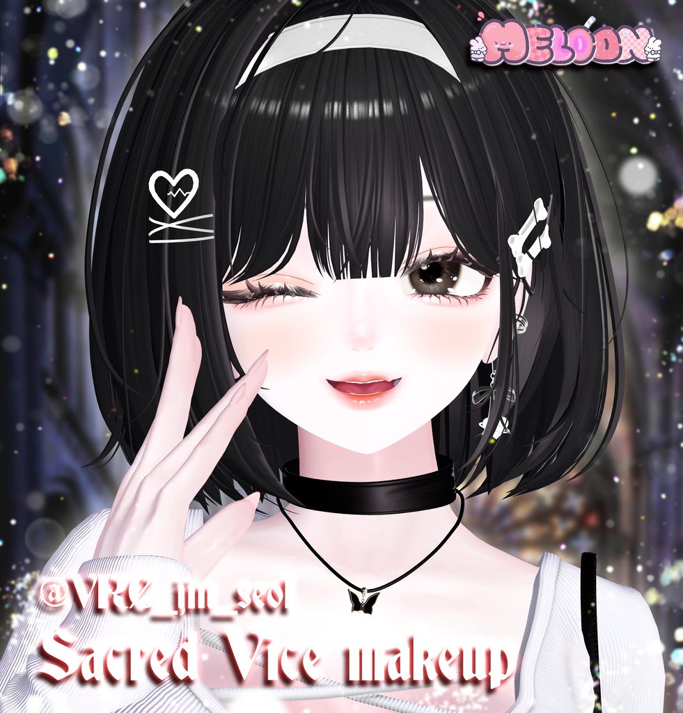 【ルミナ - LUMINA】 ✝️Sacred Vice🛐Make up + Eye texture + Poiyomi setting