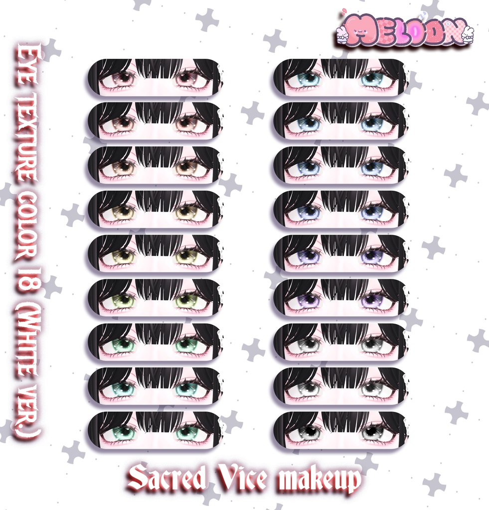 【ルミナ - LUMINA】 ✝️Sacred Vice🛐Make up + Eye texture + Poiyomi setting