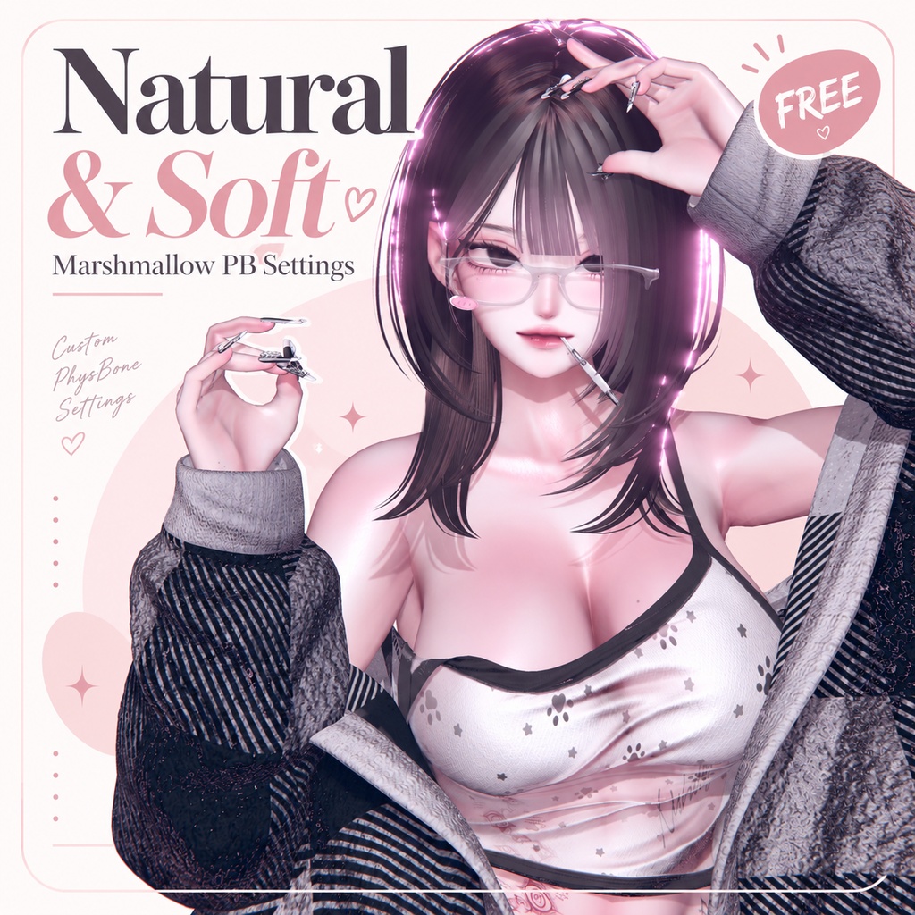 【無料】Natural & Soft Marshmallow PB Settings