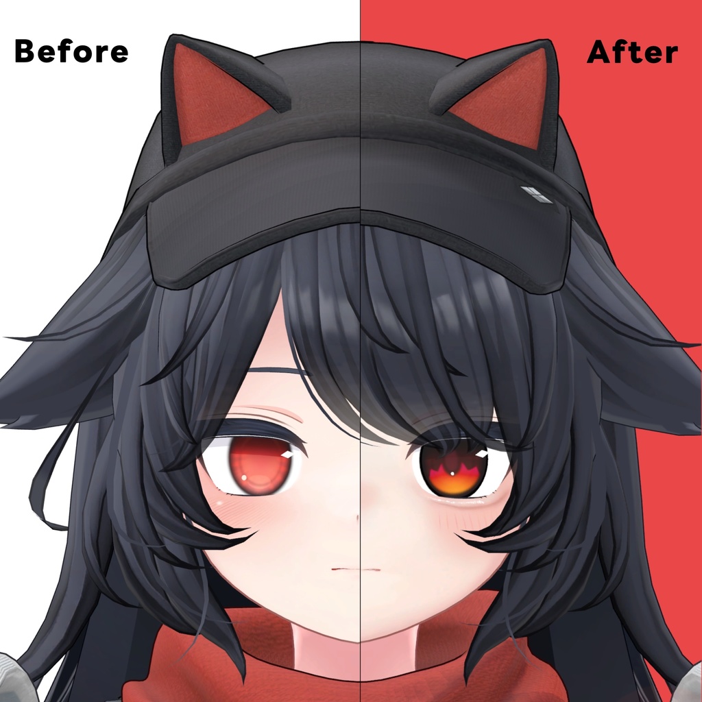 【3アバター対応】Make Up & Eye Texture