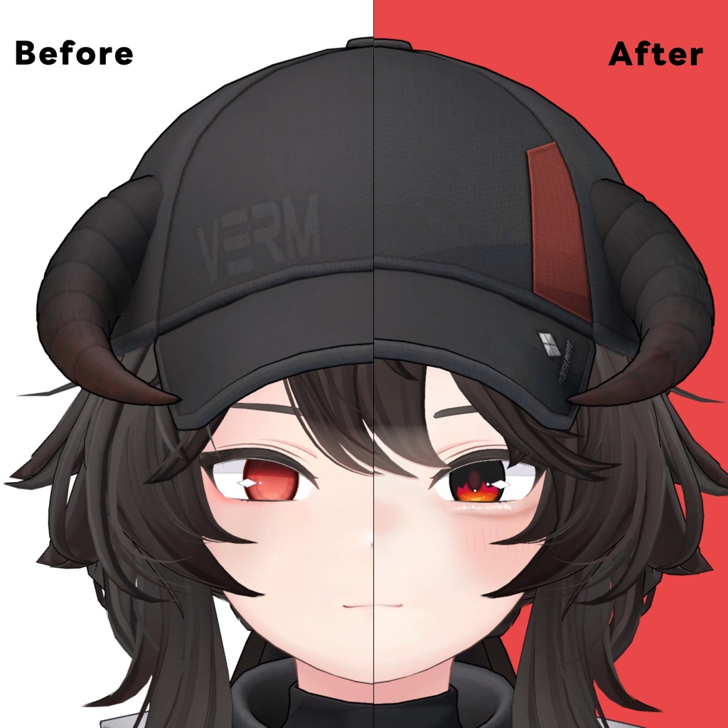 【3アバター対応】Make Up & Eye Texture