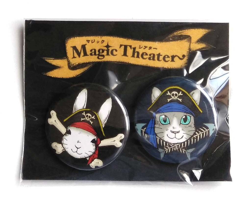 缶バッチ2個セット（海賊）