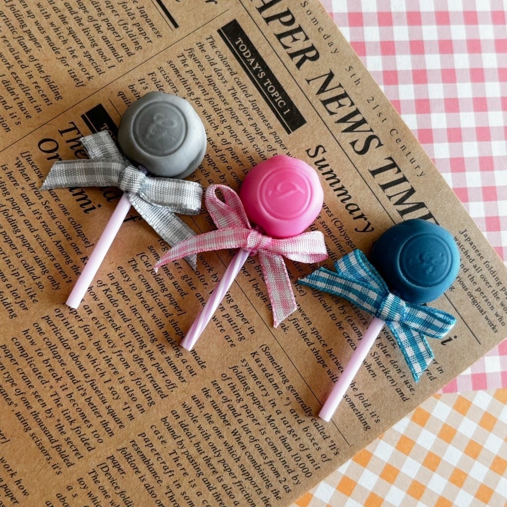 イニシャルキャンディポップ 3種