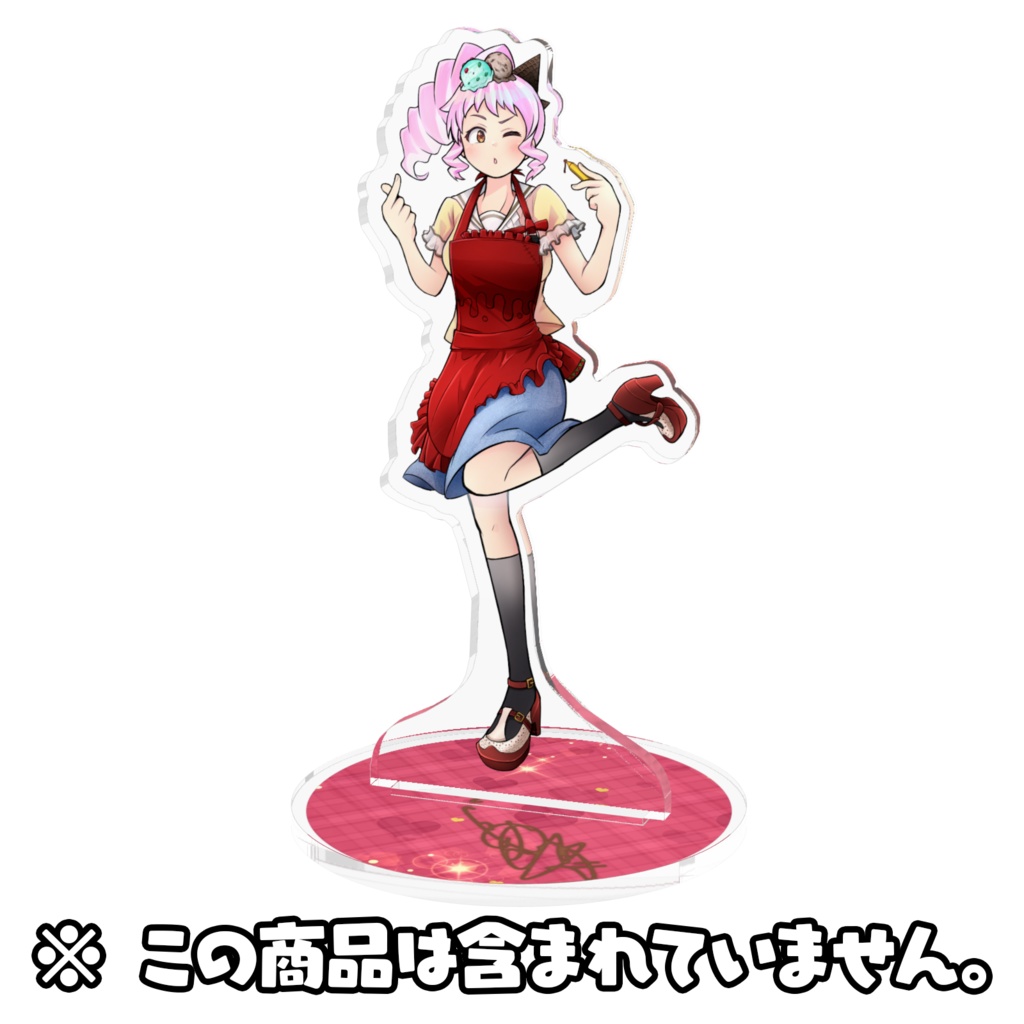 【桃緑コラボ】バレインタインアクリルスタンド「河流はっぱ」