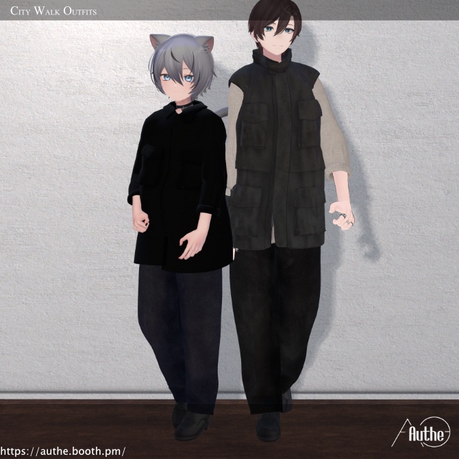 City Walk Outfit(+Head/くうた/Lapwing/碼希)
