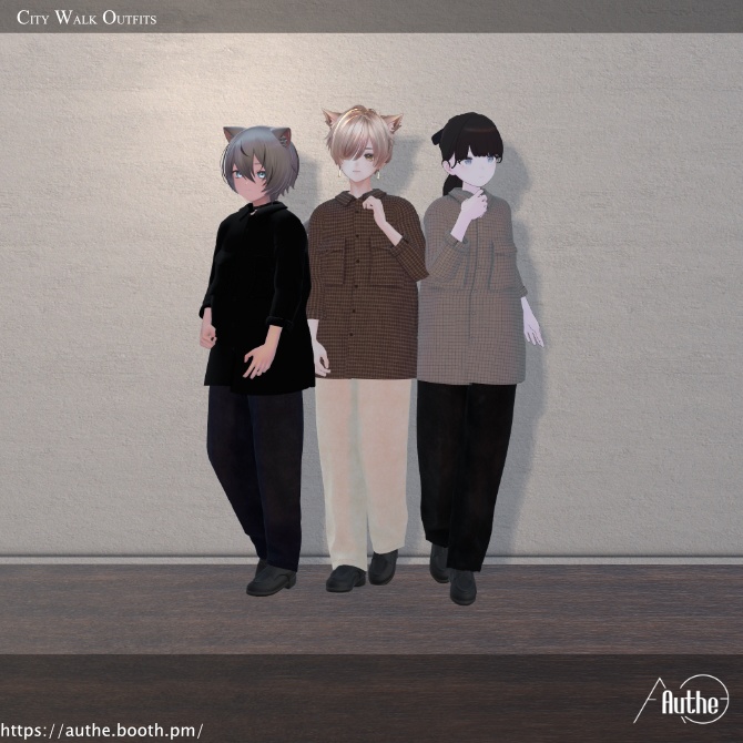 City Walk Outfits(+Head/くうた/Lapwing)
