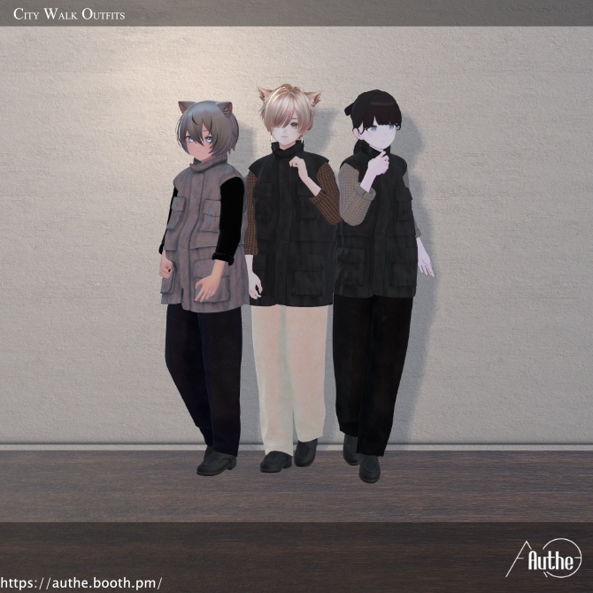 City Walk Outfits(+Head/くうた/Lapwing)