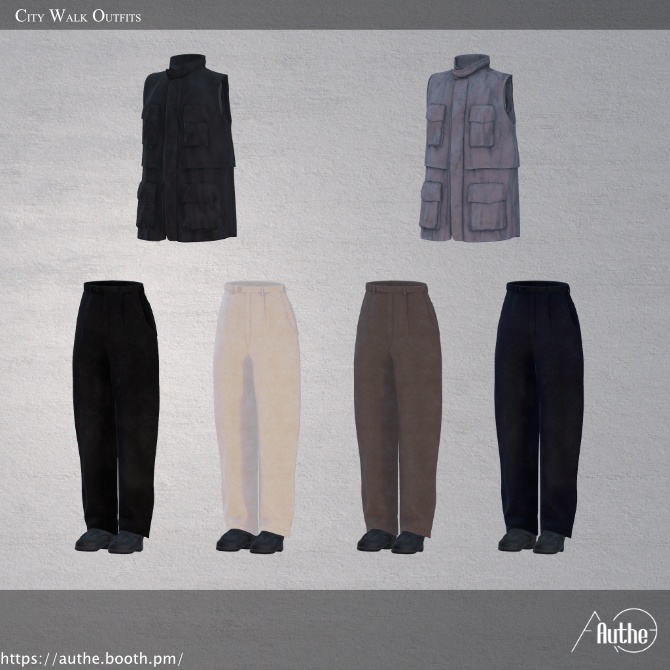 City Walk Outfits(+Head/くうた/Lapwing)