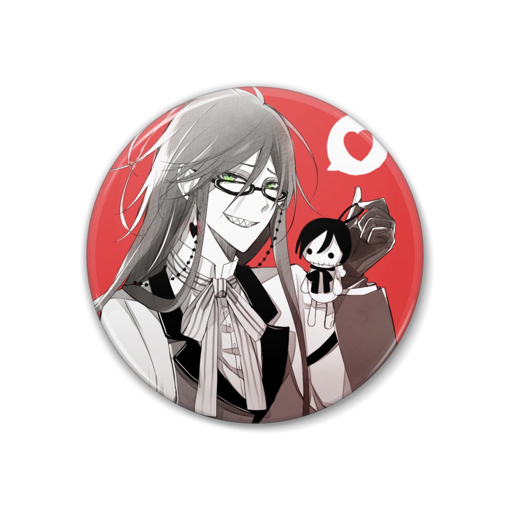 グレルのセバスちゃんラブバッジ