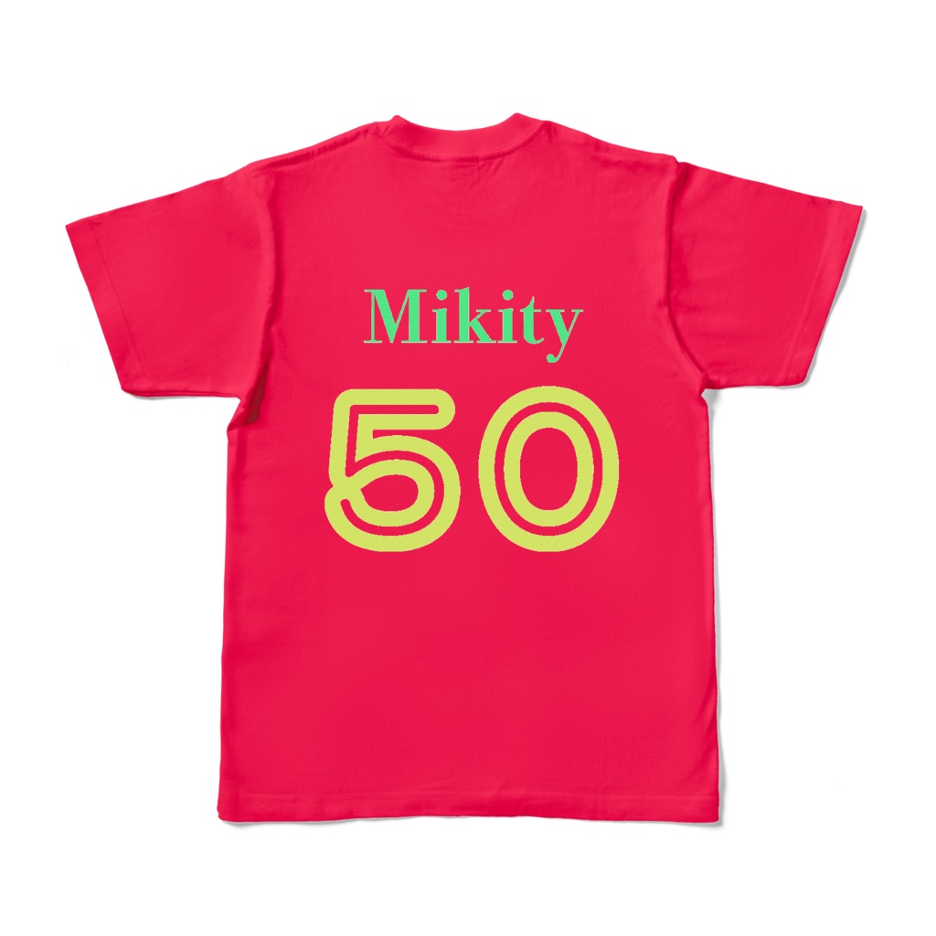 兄貴流架空女子プロレス長濱美貴サッカーユニフォーム調T