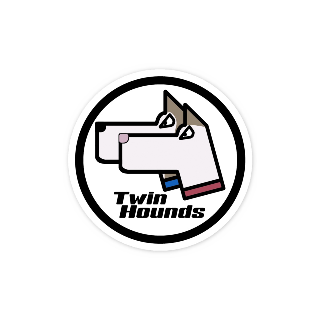 Twin Hounds ステッカー
