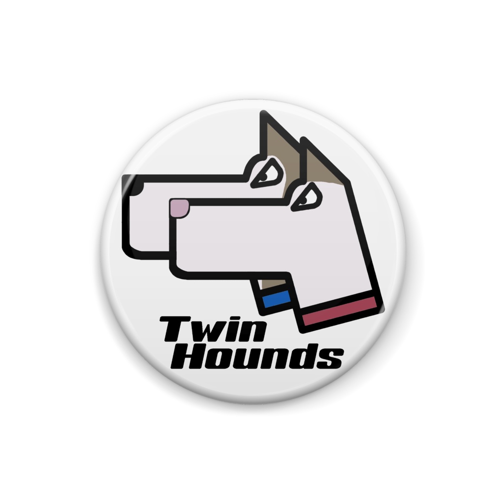 Twin Hounds 缶バッジ