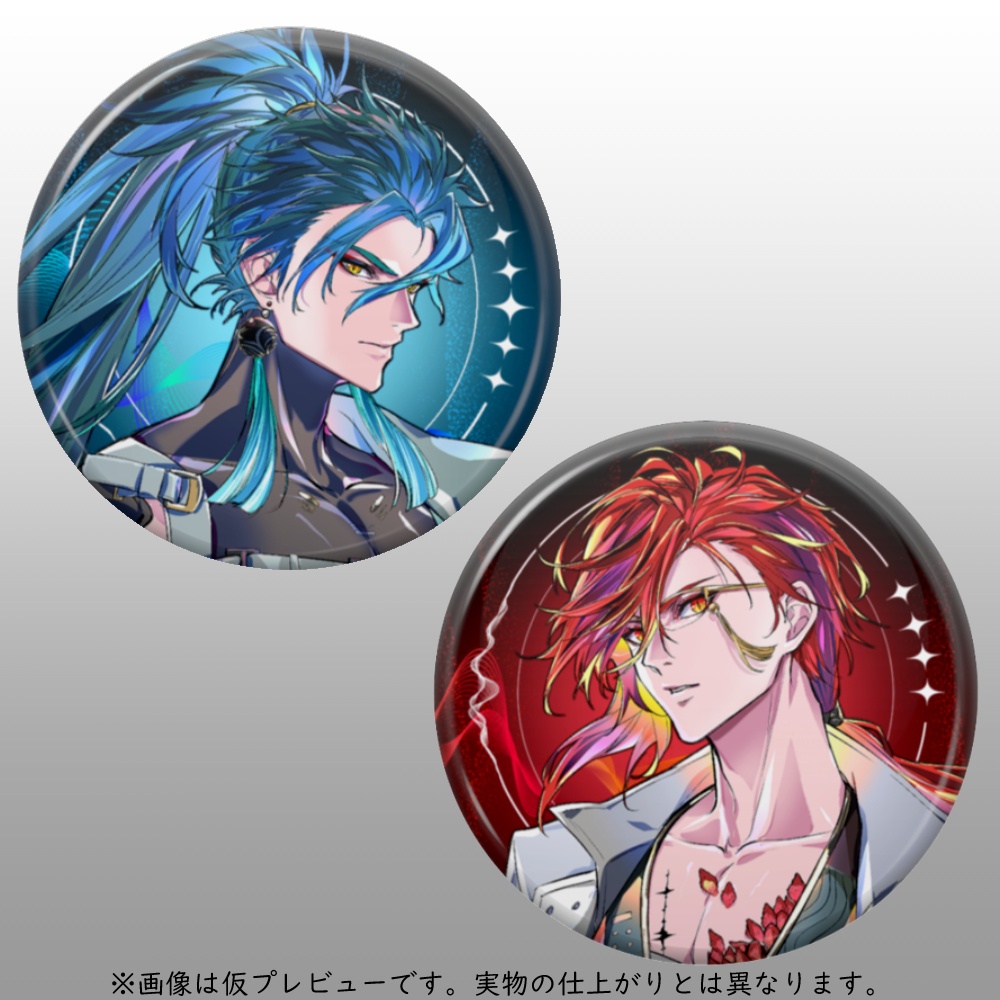 【鳴潮ファンメイド】缶バッジ57mm　忌炎/モルトフィー
