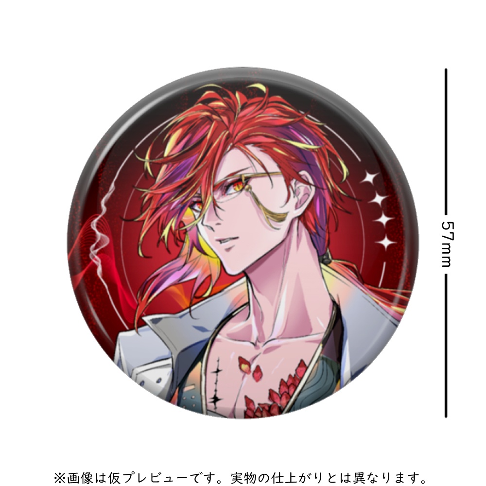 【鳴潮ファンメイド】缶バッジ57mm 忌炎/モルトフィー