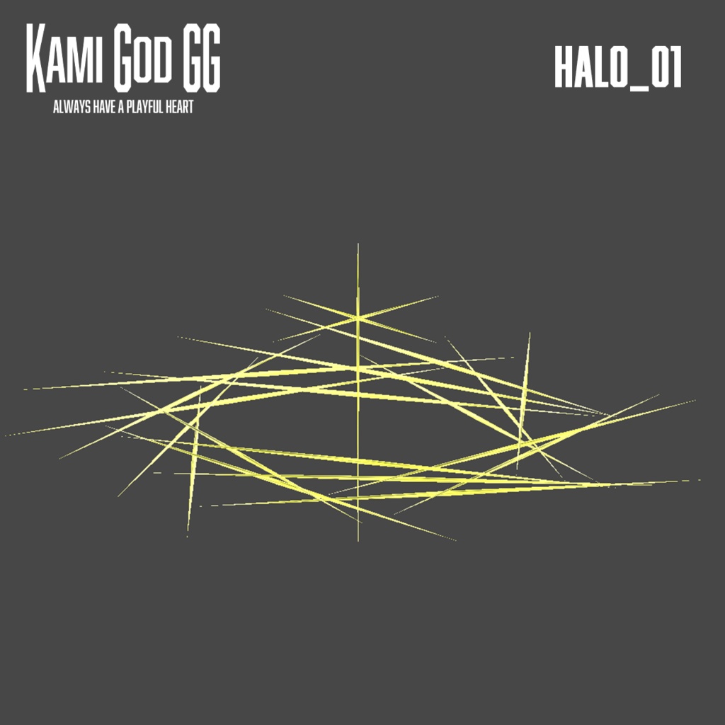 【VRChat想定】PB対応 神GODヘイロー01・02セット 天使の輪 / Angel halo