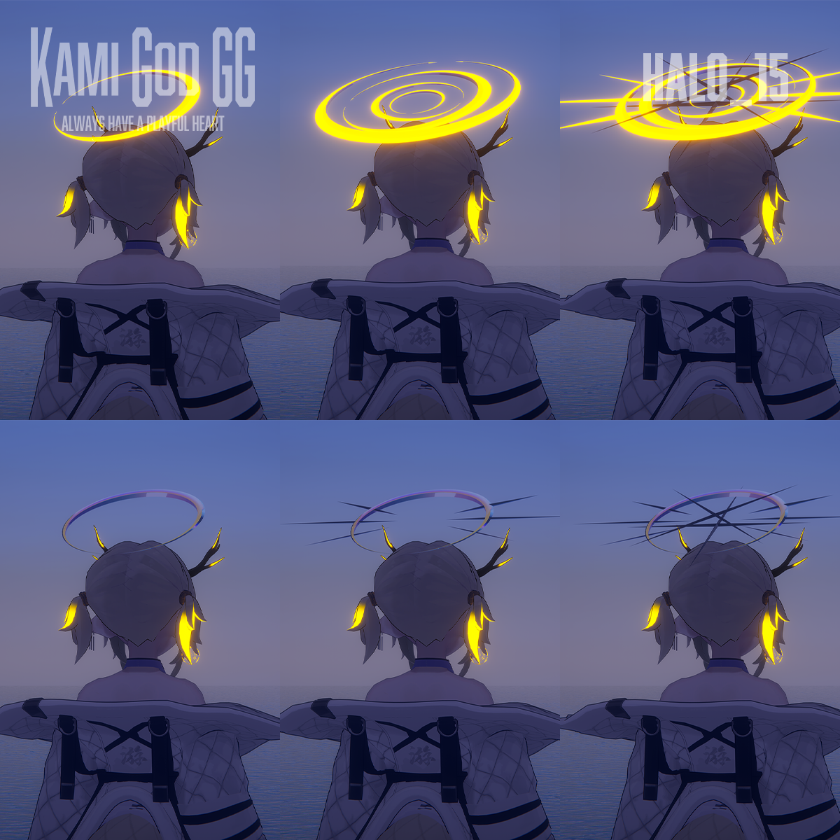 【VRChat想定】PB対応 神GODヘイロー015 天使の輪 / Angel halo - kamigodgg - BOOTH