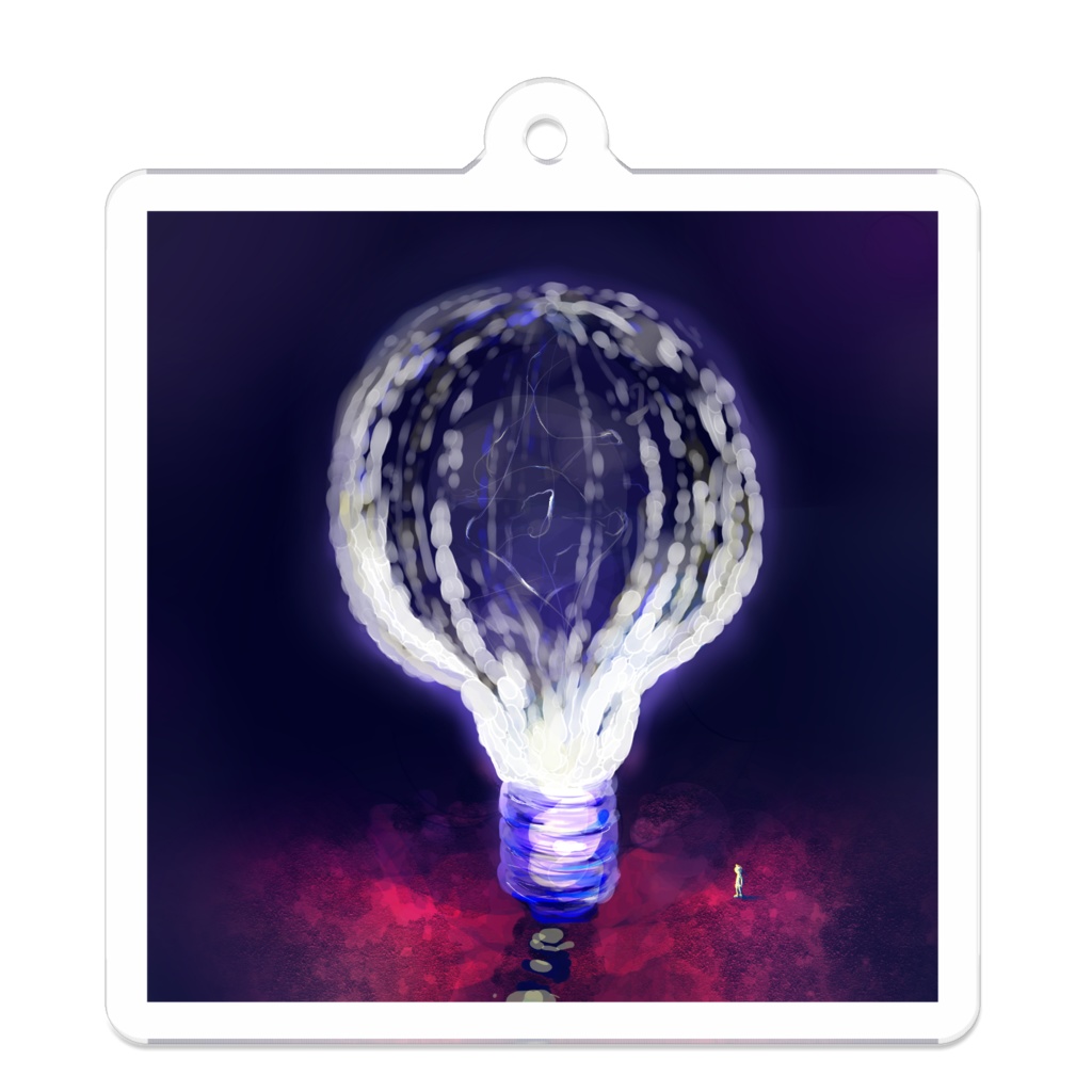 『アイデアの電球』💡 -アクリルキーホルダー-