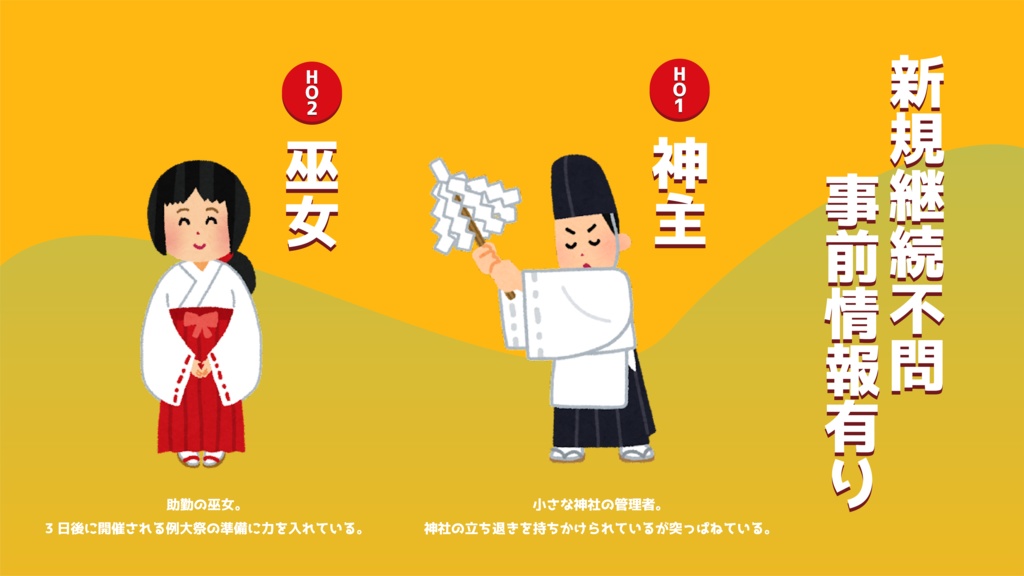 【CoC】神主!神社にダンプカーが!