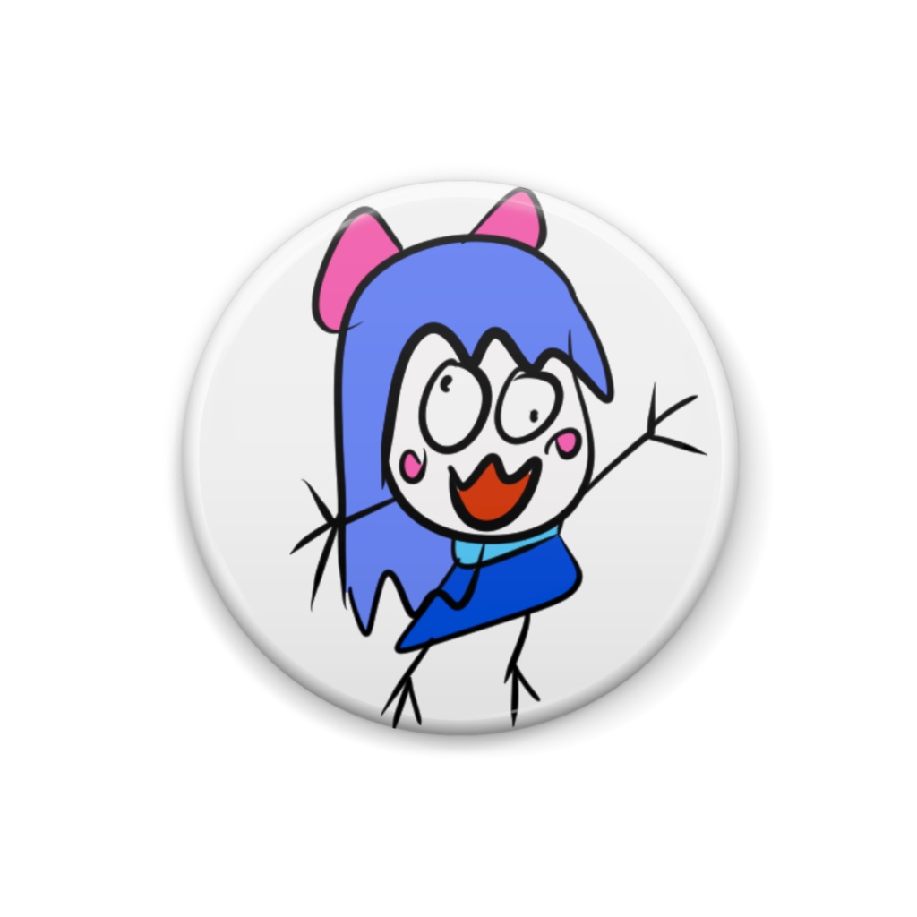 妖精王きゅるたんの缶バッジ
