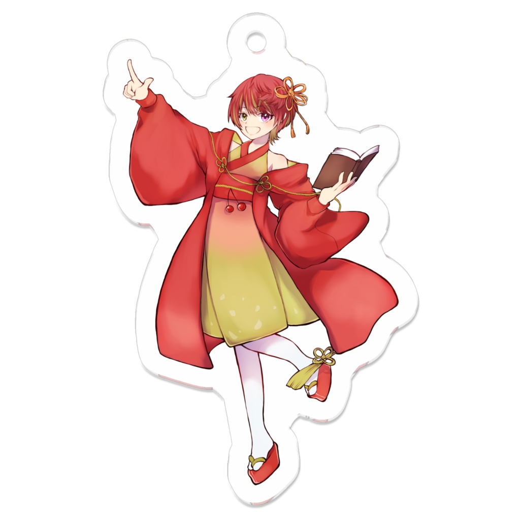 四周年記念！　文月朔夜のアクリルキーホルダー