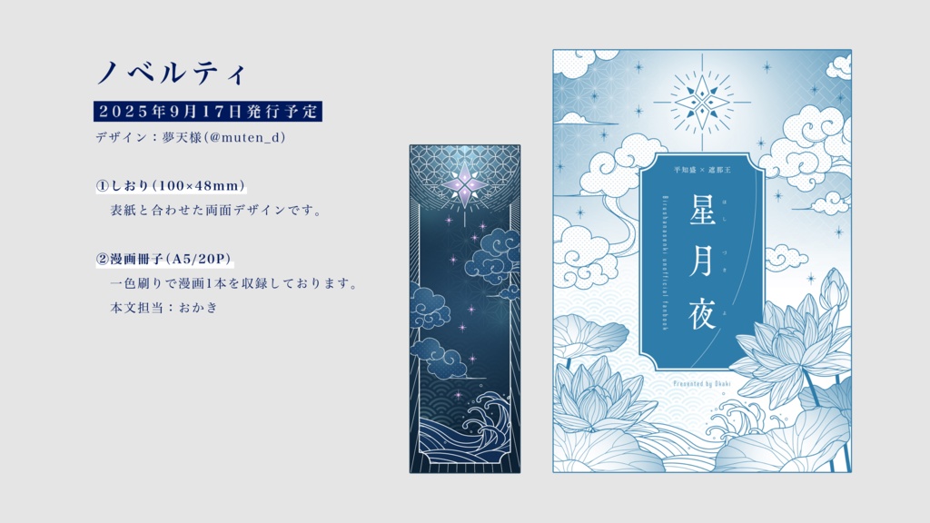 【知遮アンソロジー】深更空夜にそそぐ月星