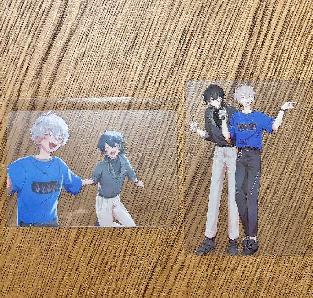 クリアポストカード2枚セット