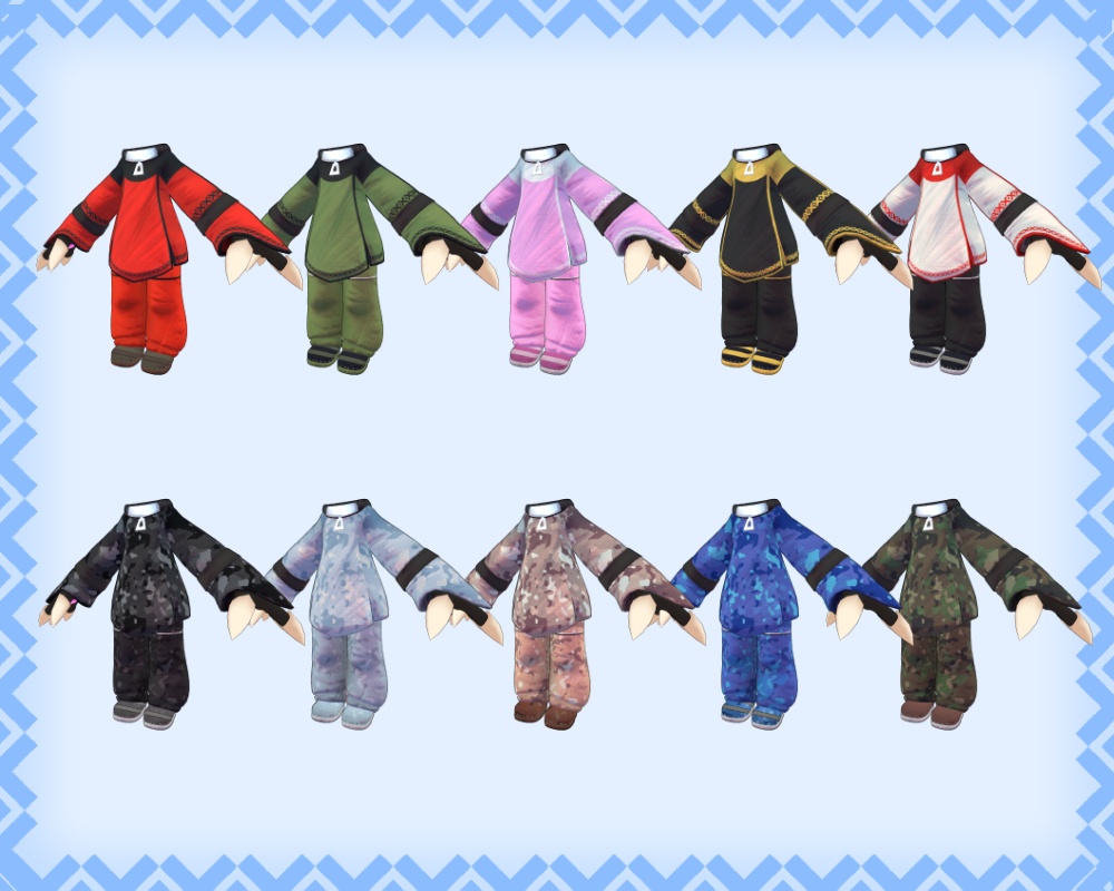 【VRChat】スノーウェア【まめふれんず】