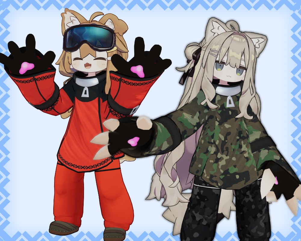 【VRChat】スノーウェア【まめふれんず】