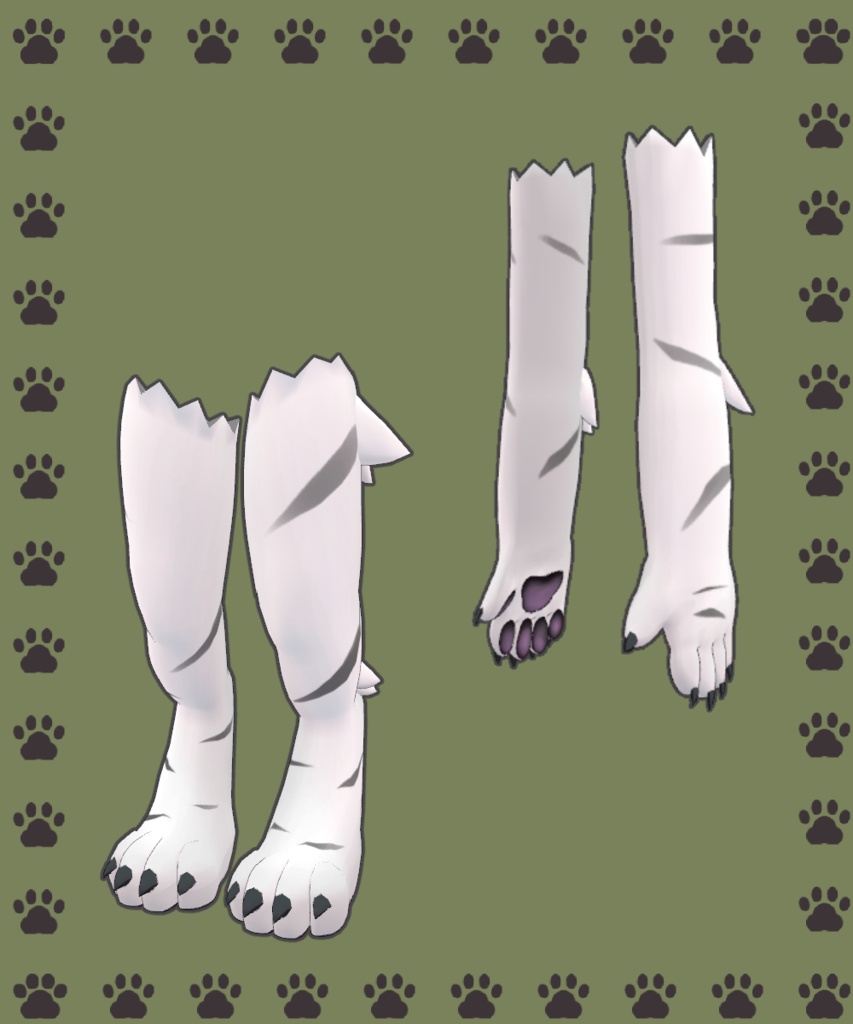 【まめふれんず対応】けものてあし